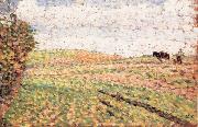 Camille Pissarro Ploughing at Eragny china oil painting artist